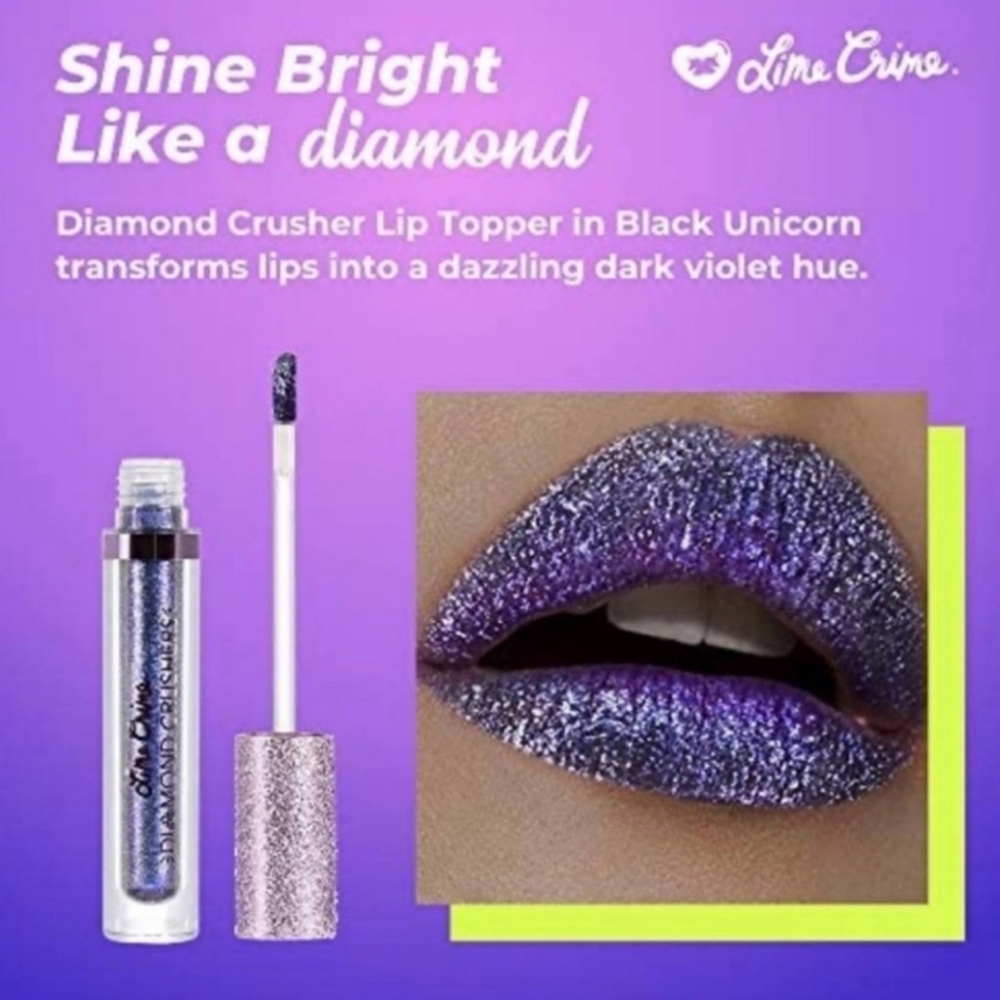 Black Unicorn | “DISCONTINUED” Lime Crime Diamond Crushers | Brand New in Box | - Picture 3 of 10